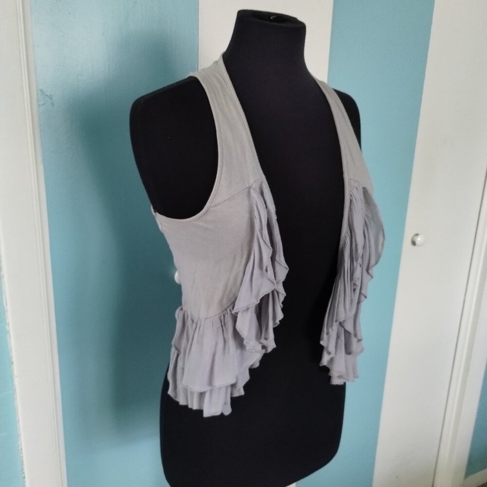 H&M Gray Flowy Vest - Picture 3 of 5